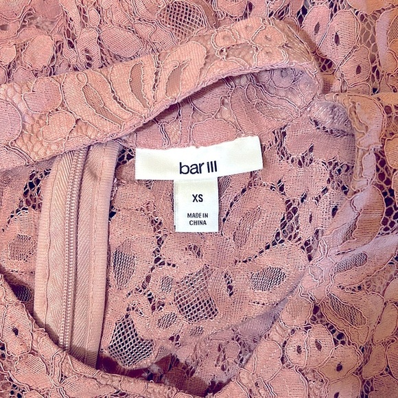 BAR lll Lace Pink Dress l SIZE XS - Picture 3 of 5